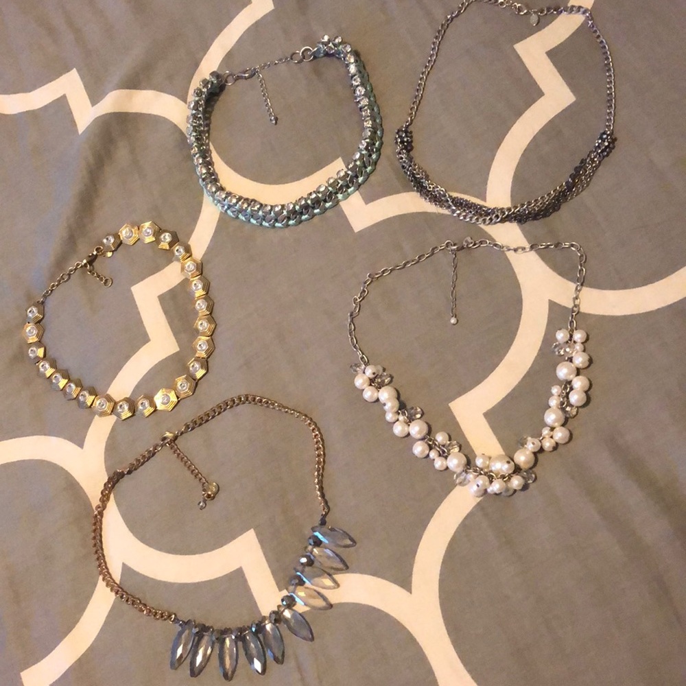 Collection of statement necklaces